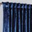 Blackout Thermal with Liner Extra Long & Extra Wide Shiny Velvet Decorative Curtain Panel-83540016-83540027