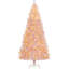Arbres de Noël avec métal, alliant un éclairage DEL pliable et un rangement de 7,5 pi