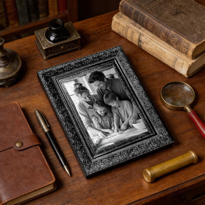 Black 1PC 5" x 7" Traditional Picture Frame with Gallery Wall Styling
