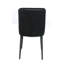 Chaise d'appoint avec dossier rembourré (ensemble de 2)