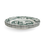 Heritage Green Italian 10.5" Dinner Plates, Set of 4