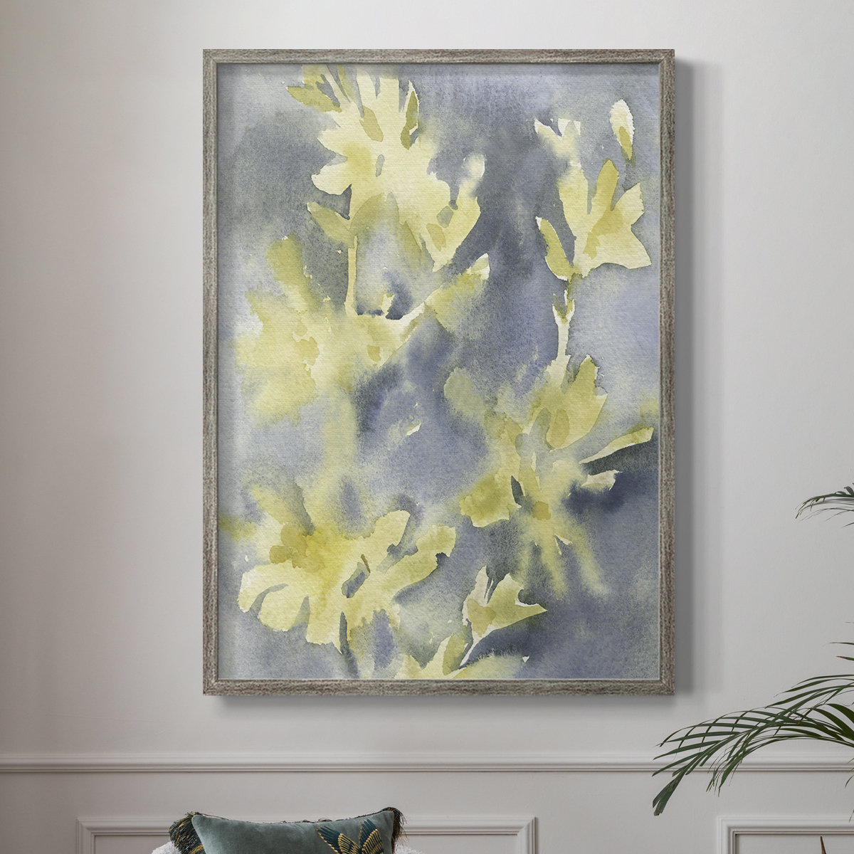 Lark Manor™ Forsythia Blooms II Framed Print - Solid Wood | Wayfair