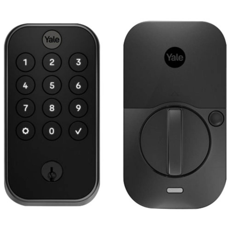 Yale Assure Lock 2 Bluetooth Smart Lock with Keypad & Lock, Black Suede