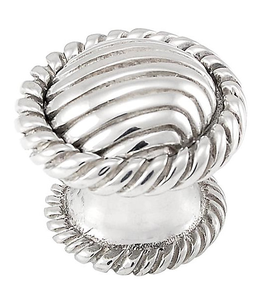 Sanzio Mushroom Knob, Polished Nickel