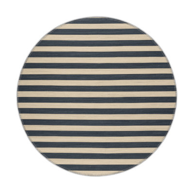 Tapis intérieur / extérieur noir HorizontalStripes