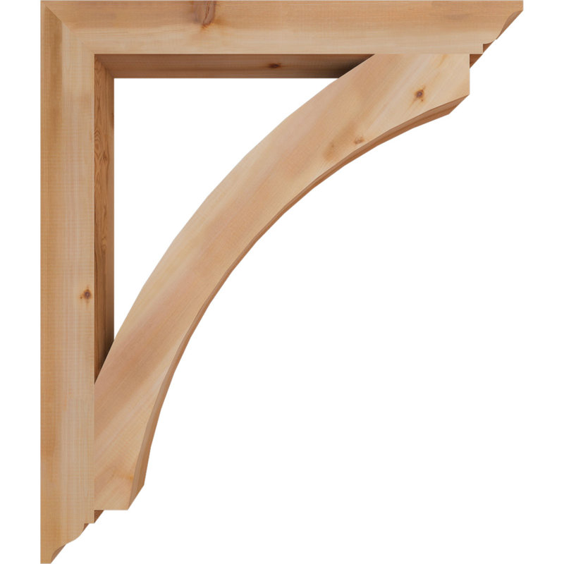 Thorton Traditional Bracket, 42"H x 3.5"W x 36"D, Western Red Cedar (Smooth)