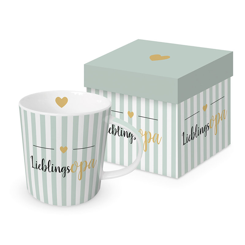 New Bone China Coffee Mug, Green