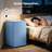 BANGSON 2.6 Cu Ft Small Fridge with Freezer for Office Blue | Mini Refrigerator for Dorm Bedroom, Compact Fridge, Energy-efficient, Low Noise