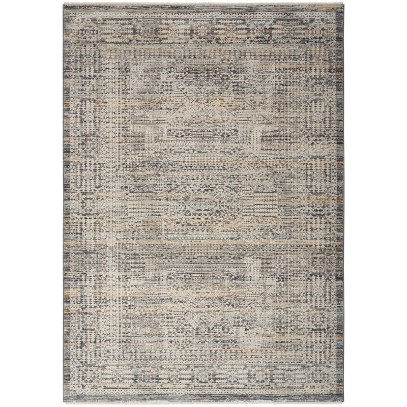 Geometric Indoor Rug, Rectangle 9'10" x 13'6"