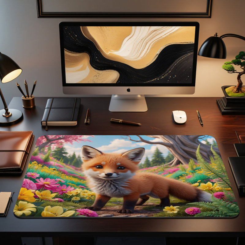 Polyester Desk Pad, 31.5x15.5