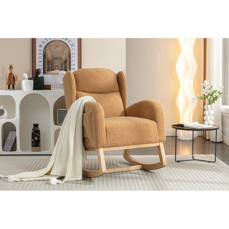 Fauteuil d'appoint pivotant Comfy, Corail