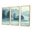 Blue Misty Dawn Farmhouse III - Ensemble de décoration murale de ferme-384201458-384201461