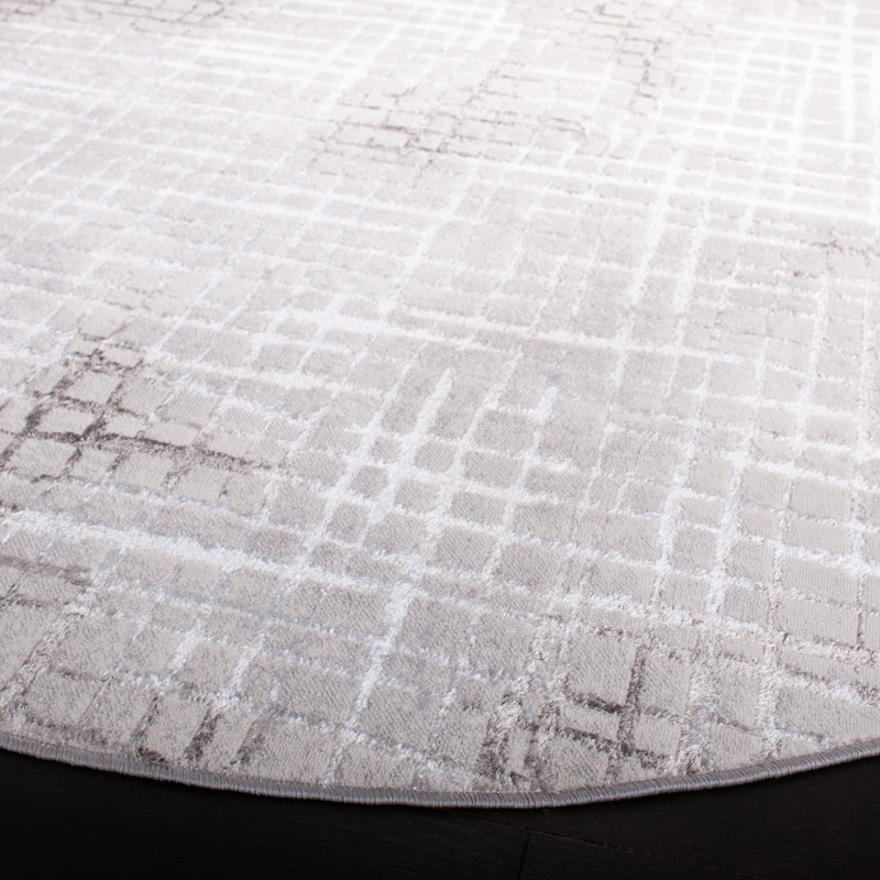 Tapis abstrait Kopp Performance, Rond 6 pi 7 po
