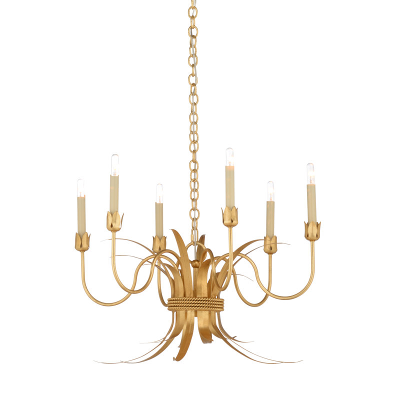 Mignon 6 - Light Candle Style Empire Chandelier