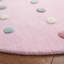 Tapis tissé à la main 70% laine, 20% latex, 10% coton Hachirou-1192632505