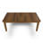 Raly Dining Table, Brown Wood Extendable 60-78 Inch Top Butterfly Leaf