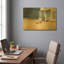«Cape Cod Evening, 1939» par Edward Hopper, art mural en métal doré, 16 po x 12 po-1743274335