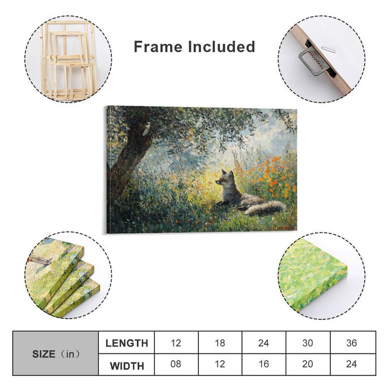 Art mural encadré 20 "x 30" avec cadre en bois, prêt à être accroché, 20 po x 30 po