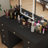 Jyotsna 9-Drawer Makeup Vanity with Mirror and Adjustable Lights -574080304