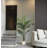 71" Artificial Faux Palm Tree in a Resin Planter | Fake  Palm Tree in a Modern Planter
