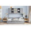 Lit de jour en bois avec couchette-74206536