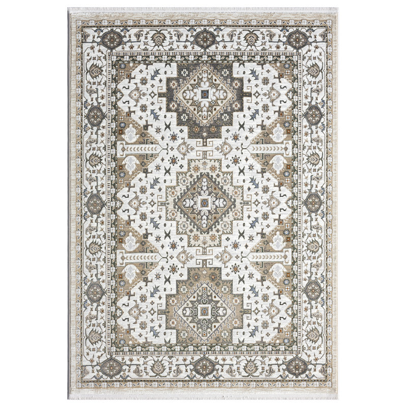 Tapis crème United Weavers Carllene Magi, Rectangle 1 pi 10 po x 3 pi
