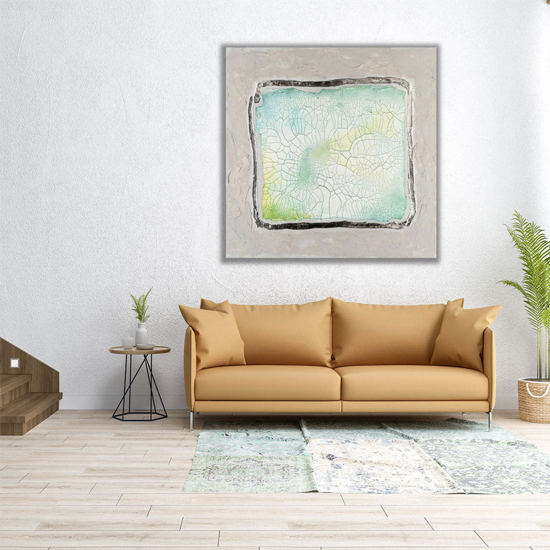 Plâtre Alcôve I - reproduction d'art sur toile, H 12 po x l 12 po