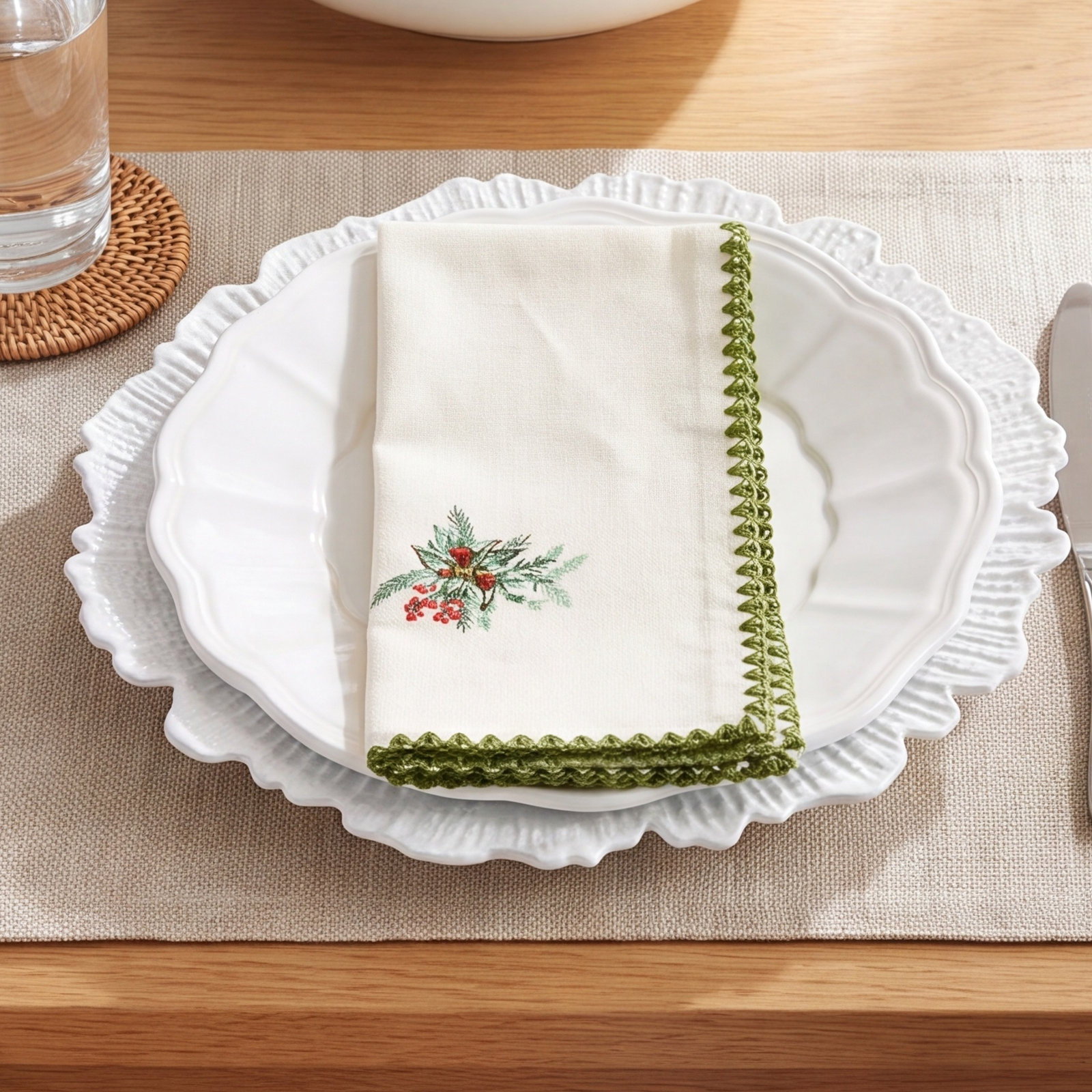 Holly Cotton Napkin