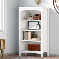 Modern Book Shelf - Sturdy Rubberwood -360 Degree Rotation - 6 Styles -  ApolloBox