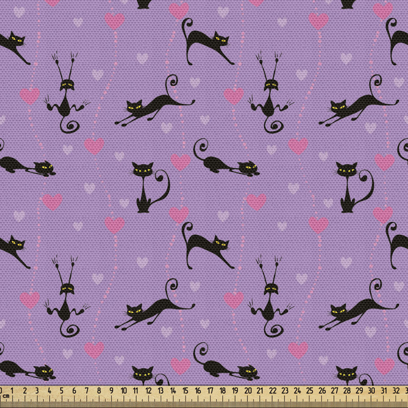 Tissu mauve Ambesonne, l 36 po x L 58 po