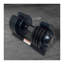 Haltère ajustable en acier, capacité de 22 lb, noir