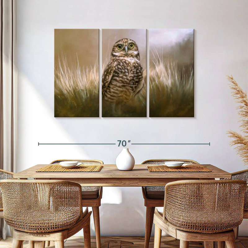 Brampt Owl Be Seeing You, 36" H x 57" W
