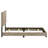 Efram Taupe Upholstered Twin Panel Bed-482654785-482654784
