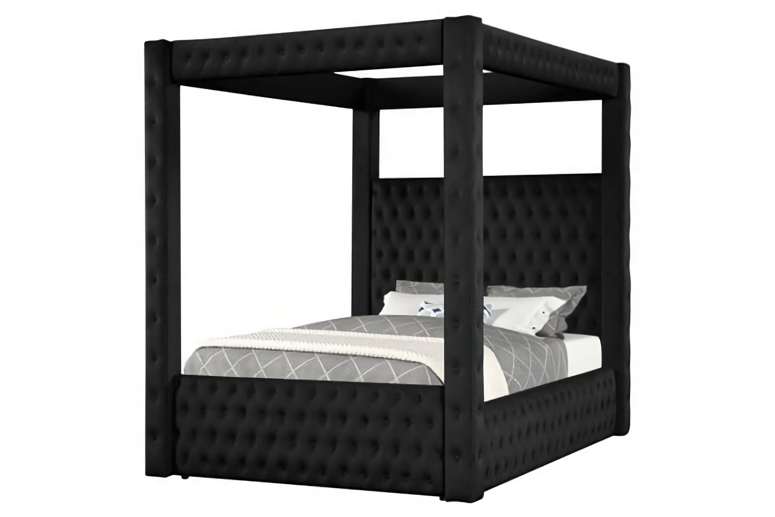 Valesia Upholstered Canopy Bed