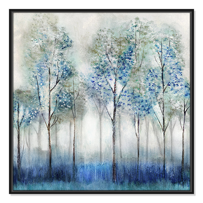 «Dream Forrest Dream Forest» par Tava Studios, Noir, H 31,5 po x l 31,5 po x P 2 po