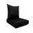 Seat Cushion With Zipper Closure And Separated Back Cushion, With White Polyester Padded Fill.-1046744228