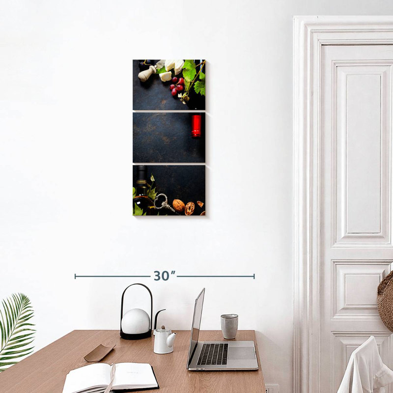 Wine Pairing Table, 27" H x 12" W