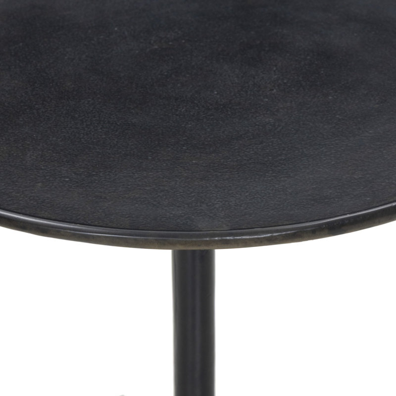 Marlow End Table, Black Antique