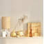 3.54'' Glass Tabletop Candlestick