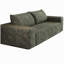 Canapé 71 po 71 po, tissu velours côtelé, sièges profonds, canapé causeuse confortable, sans assemblage, 1 pièce pour salon, chambre à coucher, salle de conférence, appartement, vert