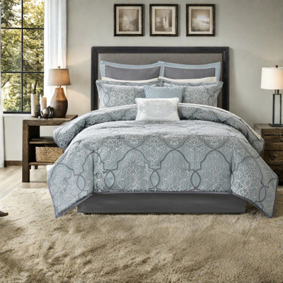 Luxury Bedding Sets, Cotton King Jacquard Damask For Modern Home
