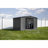 Classic Steel Storage Shed, 10X8, Charcoal-55865215-119311402