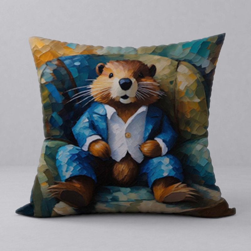 Polyester Throw Square Pillow Cover & Insert