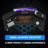 Kukwa Curved Steel Computer Desk with Built-In Electrical Outlet