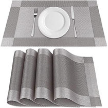 JANDEL PVC Placemat, Easy To Wash And Quick-dryingPlacemat Washable Table  Mats