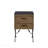 Almond 2-Drawer Nightstand