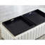 Banc repose-pieds carré 45 po
