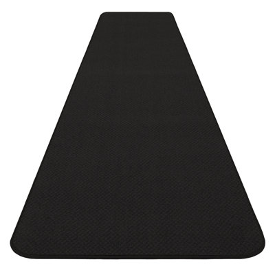 Skid-Resistant Carpet Runner - Black