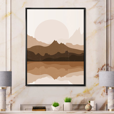 " Minimalist Terracotta Landscape "