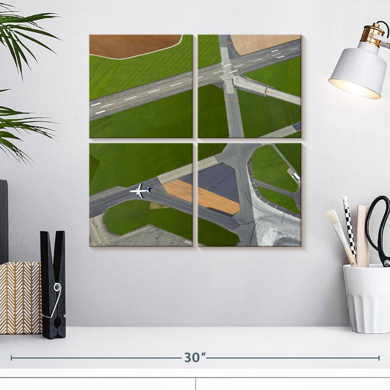 Airport Runways, 18" H x 18" W
